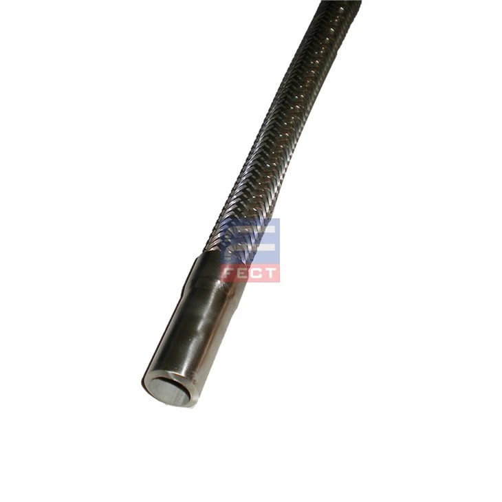 4 tube connector stainless steel felxible hose